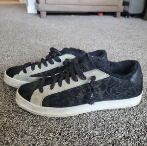 P448 Leopard Suede John Sneakers Size 38